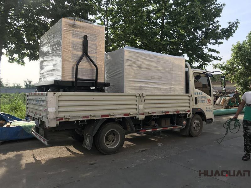 一臺HQ50GF移動拖車柴油發(fā)電機(jī)組在6.19號發(fā)往河北省石家莊市