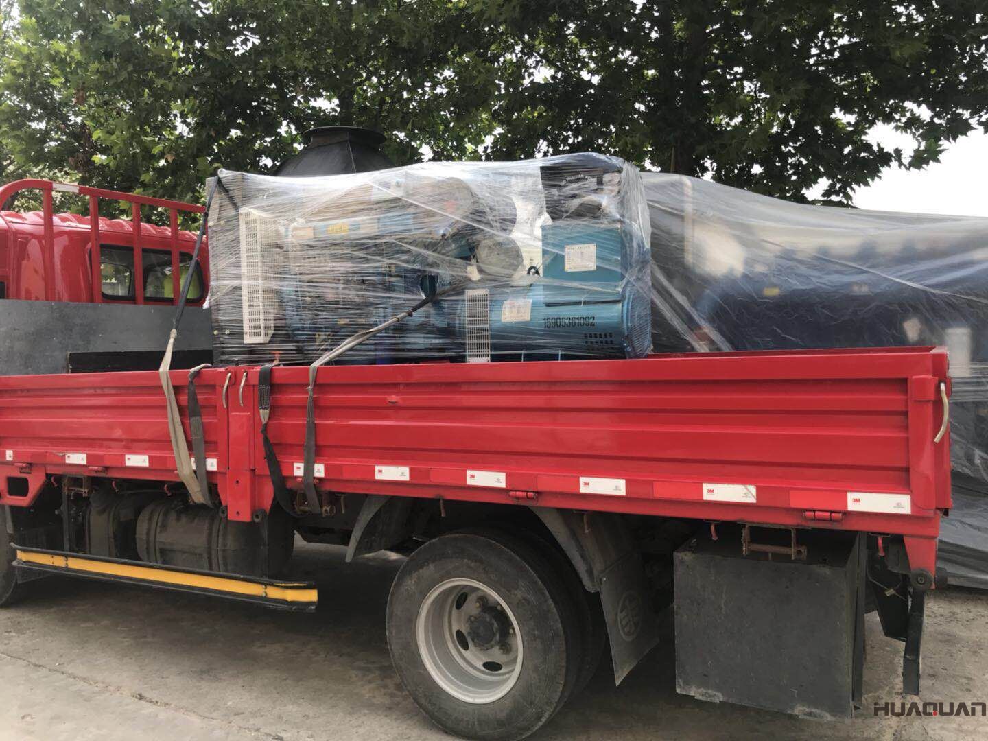 一臺HQ100GF標配柴油發電機組于7月6日成功發往吉林省