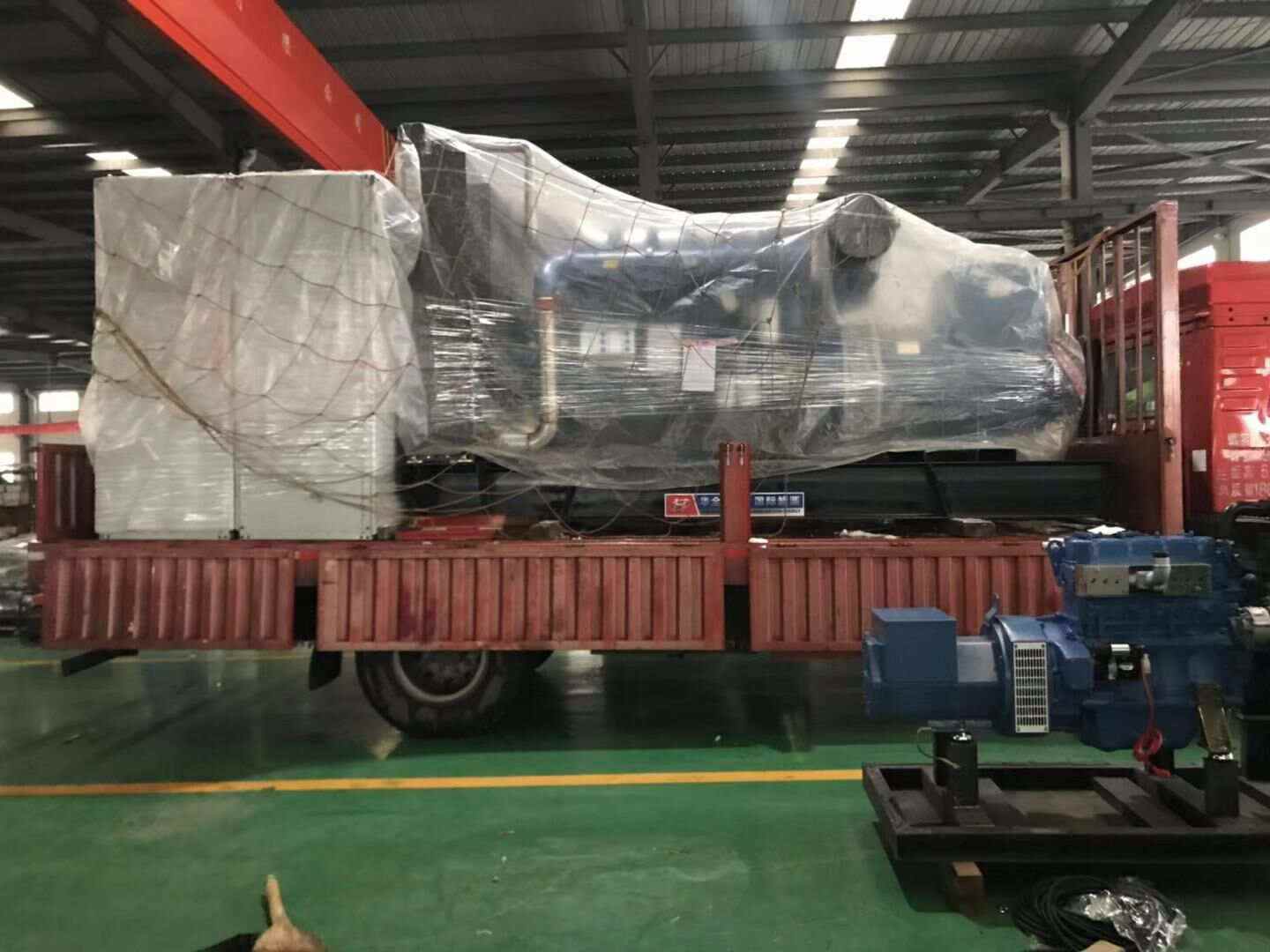 12月24日，李先生從華全動力采購的一臺800kw四保護柴油發電機組順利發往河北省