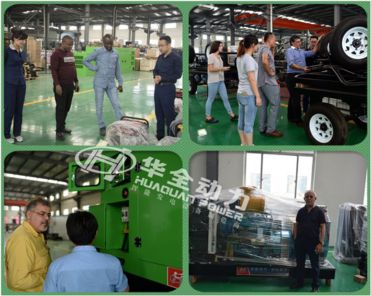 印尼客戶在華全選購發電機組