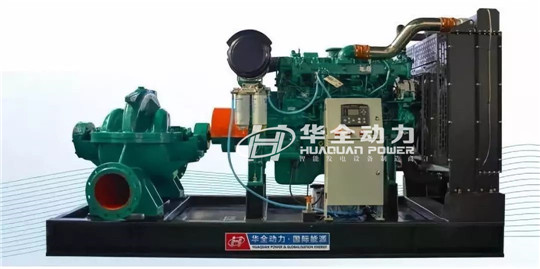 華全250kw柴油自動化中開水泵機(jī)組