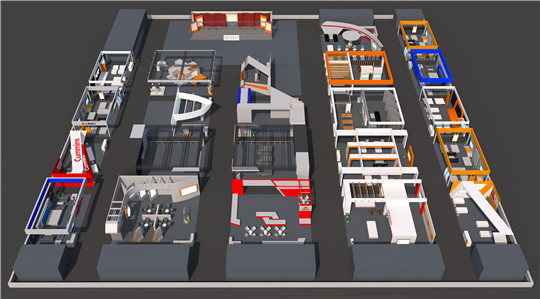 華全電力設(shè)備及服務(wù)客戶(hù)展廳