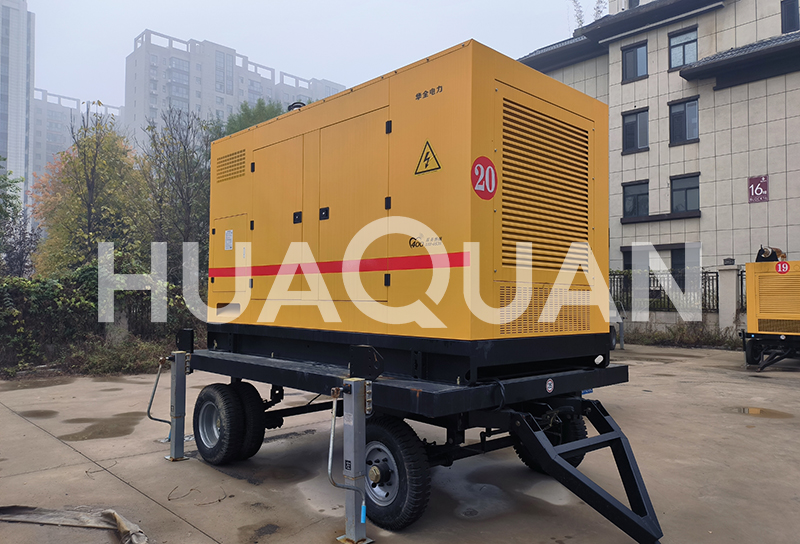 湖北大冶550kW移動(dòng)式發(fā)電機(jī)組電站