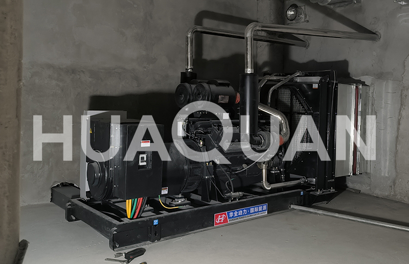 吉林某部隊550kW發電機組電站項目