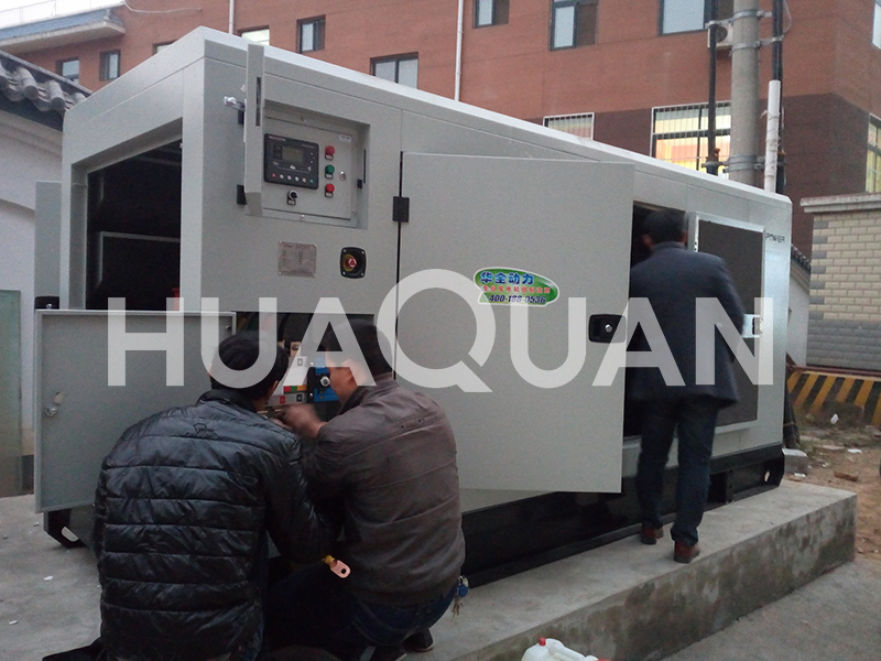 山東壽光某學(xué)校300kW靜音型發(fā)電機(jī)組電站項目