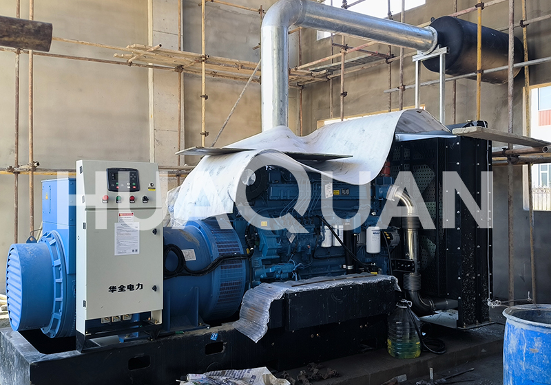 山東濰坊某足球?qū)W校400kW發(fā)電機(jī)組電站項目